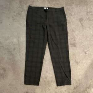 Goodfellow & Co Men's Plaid Pants Gray Recycled Polyester Rayon Spandex 36x32